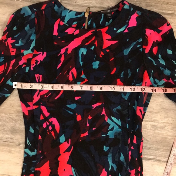 Felicity & Coco Long Sleeves Pencil Dress - Picture 5 of 6